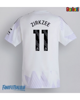 Manchester United Joshua Zirkzee #11 Tricou Fotbal Replică 2025-26 Barbati Deplasare